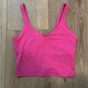 Excellent condition hot pink lululemon align tank
